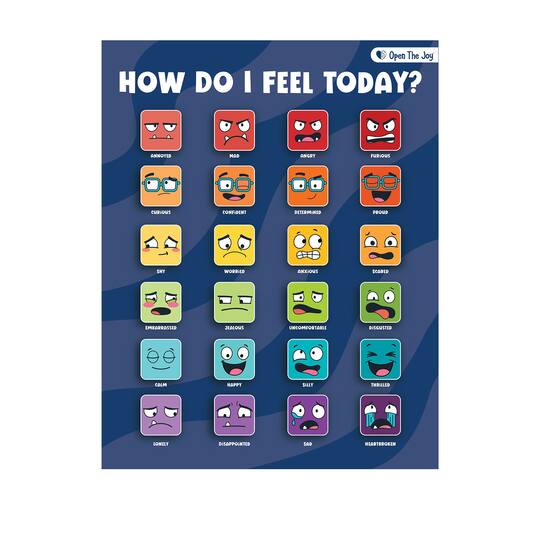 11" x 14" Emotion Posters, 5ct.